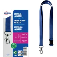 Avery Zweckform Lanyards blau 10 St.