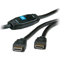 Roline HDMI High Speed Kabel, mit Repeater, 30 m,