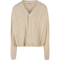 URBAN CLASSICS Boxy Strickjacke - Soft Sea Graass -