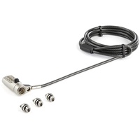 Startech StarTech.com Laptopschloss mit 2m Kabel (Für K-Slot, Nano,