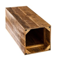 Casamia Blumensäule 27x27 H50 o. 73cm Blumen Hocker Holz