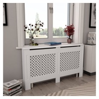 VidaXL Heizkörperabdeckung Weiß 152x19x81,5 cm MDF - Weiß