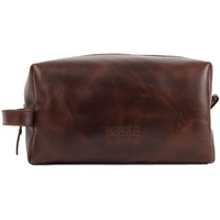 Buckle & Seam Kulturbeutel Everest Blu Washbag Brown