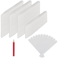 Relaxdays Pflanzetiketten 500er Set, zum Beschriften, Stecketiketten Pflanzen, 12,5