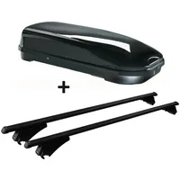 VDP Skibox VDPJUFL580+Alu-Relingträger Tiger XL aufl. für für Peugeot