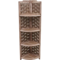 MCW Eckregal braun, Geflecht braun
