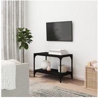 VidaXL TV-Schrank Schwarz 60x33x41 cm Holzwerkstoff und Stahl