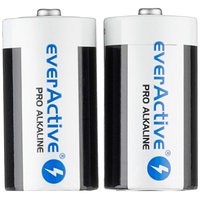 Everactive C Batterien 2er Pack, Pro Alkaline, Baby LR14