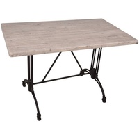 Garden Pleasure MORENA Bistrotisch hellbraun 110,0 x 70,0 x