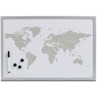 Zeller Present Magnettafel »World«, | grau