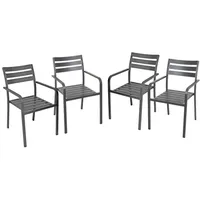 Garden Pleasure Treviso Stapelstuhl 55 x 63 x 88