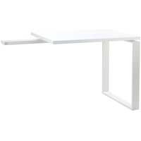 Composad Anstelltisch DISEGNO, Weiß Hochglanz - 90 x 75