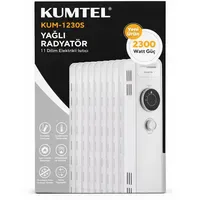 Kumtel Ölradiator 2300 W Weiß