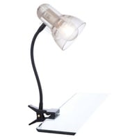 GLOBO Lighting Klemmleuchte CLIP, Schwarz Transparent - Metall -