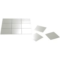 Mirrotech Spiegelfliesen 12er Set TAIL, Glas - selbstklebend -