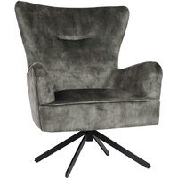 Heute wohnen Lounge-Sessel HWC-L63 Polyester/Samt 75 x 99 x