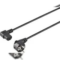 Sygonix SY-5042710 Kaltgeräte Anschlusskabel Schwarz 2.00m