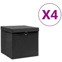 VidaXL Aufbewahrungsbox 28 x 28 x 28 cm 4-tlg.