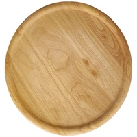KESPER Pizza-Teller, aus Gummibaumholz, Maße - ø 32 cm,