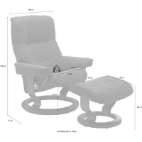 Stressless Stressless® Relaxsessel-Set »Mayfair«, mit Hocker, mit Classic Base,