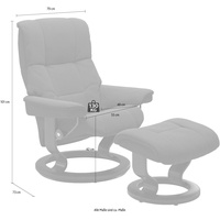 Stressless Mayfair mit Classic Base Leder 79 x 101