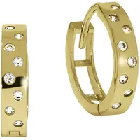 Celesta Creolen CELESTA Gelbgold 375 Zirkonia one-size
