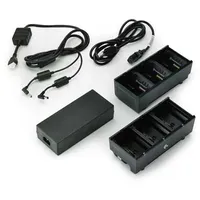 Zebra Technologies 3-Slot Battery Charger Connected via Y Cable