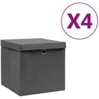VidaXL Aufbewahrungsbox 28 x 28 x 28 cm 4-tlg.