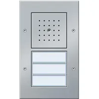 Gira Türstation AP 3fach 126765 Alu