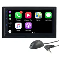 Creasono 2-DIN-Autoradio mit Apple CarPlay, Freisprechfunktion, 17,1-cm-Display