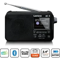 Lenco PDR-036 schwarz