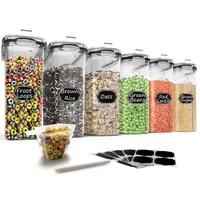 Wildone Frischhaltedose schwarz 0,384 l 6-teiliges Set