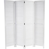 MCW Paravent MCW-C30, Raumteiler Trennwand Sichtschutz, Shabby-Look Vintage, 170x160cm