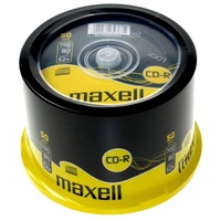 Maxell CD-R 80 Minuten, 700 MB, 52x, 50er Spindel,