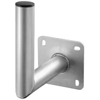 Goobay Aluminuim SAT-Schüssel Wandhalter, Grau