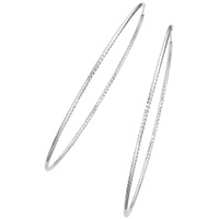 GIORGIO MARTELLO MILANO Creolen diamantiert, Silber 925/- Onesize Damen