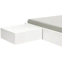 Hasena Nachttisch Caja Buche weiss deckend