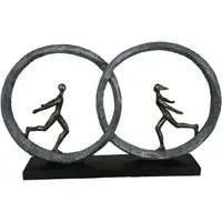 Casablanca by Gilde Skulptur So in Love bronzefarben, grau