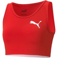 Puma Cross The Line Crop Fitnesshirt 2.0 Damen red