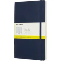 Moleskine Notizbuch A5 kariert Saphir