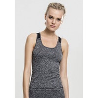 URBAN CLASSICS Ladies Active Melange Trainings Top - Grau