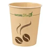 Nature Star 50 NATURE Star Einweg-Kaffeebecher Mocca 0,2 l