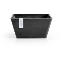 Ecopots Pflanzschale Berlin Quadratisch Dunkelgrau 25 cm x 12,8