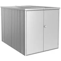 Biohort MiniGarage Fahrradbox silber-metallic