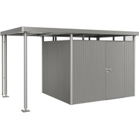 Biohort Seitendach für Gartenhaus HighLine 3 Quarzgrau-Metallic 150x235x222 cm
