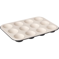 Zenker 12er-Muffinform Ø 7 cm CREME NOIR, Muffinbackform aus