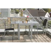 Merxx Milano Set 3tlg. Balkonausziehtisch 65/130 x 65 cm