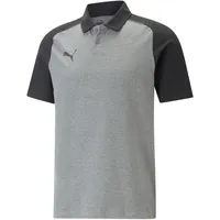 Puma teamCUP Casuals Poloshirt Herren 13 medium gray heather