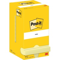 Post-it Post-it® Haftnotizen 654 gelb, 12 Blöcke