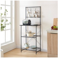 [en.casa] Küchenregal Nibe 150x60x42 cm Marmor-Optik